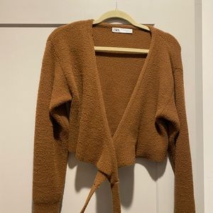 Zara wrap sweater